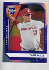 ZANE MILLS 2021 PANINI ELITE EXTRA EDITION ASPIRATIONS CARD #120  /249