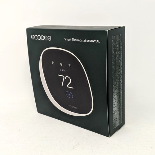 ecobee 2025 Smart Thermostat Essential Programmable Wi-Fi Thermostat - White - Picture 3 of 9