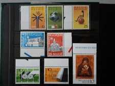 timbres Belgique : 1990 -1991 Cob n° 2361 à 2363, 2367/68, 2435, 2437  NEUF **