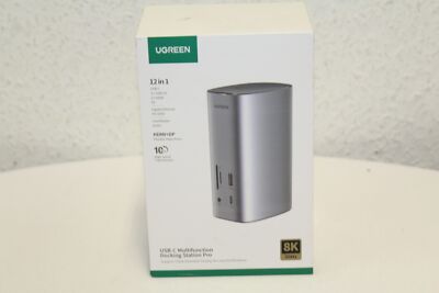 Ugreen 12 in 1 Usb-c Multifunction Docking Station Pro 2HDMI Neu Rechnung MwSt 