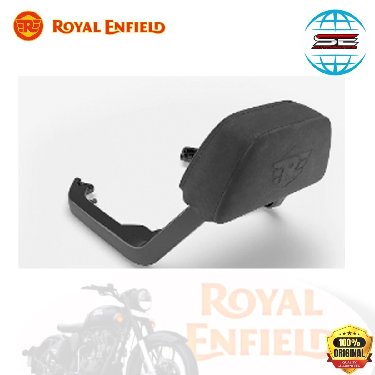 Royal Enfield genuine thunderbird 350 black passenger backrest