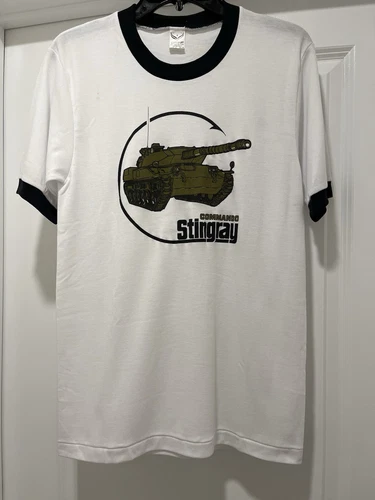 Military Shirt Cadillac Gage Commando Stingra 1980s vintage concert t-shirt, vintage, single stitch, B+ condition
