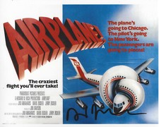 DIRECTOR DAVID ZUCKER HAND SIGNED AUTHENTIC 'AIRPLANE!' 8x10 PHOTO w/COA PROOF