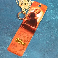 Lord Of The Rings Fellowship Of The Ring Bilbo Bookmark One Ring Charm 2001 New