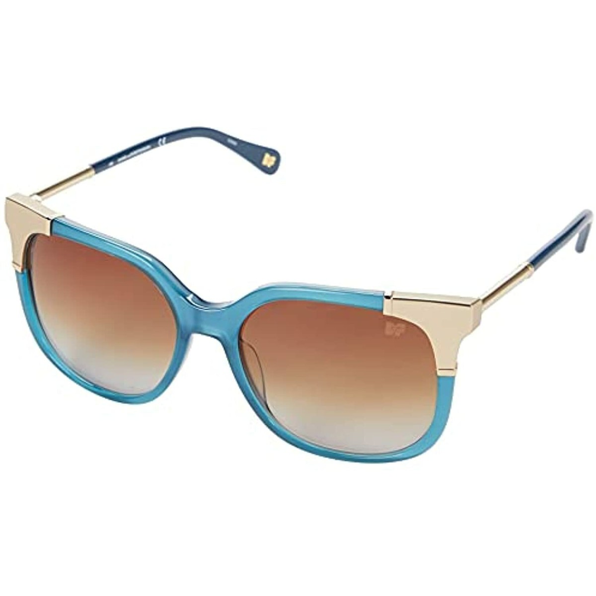 NEW Diane von Furstenberg DVF650S 400 Navy & Gold ROXANNE 