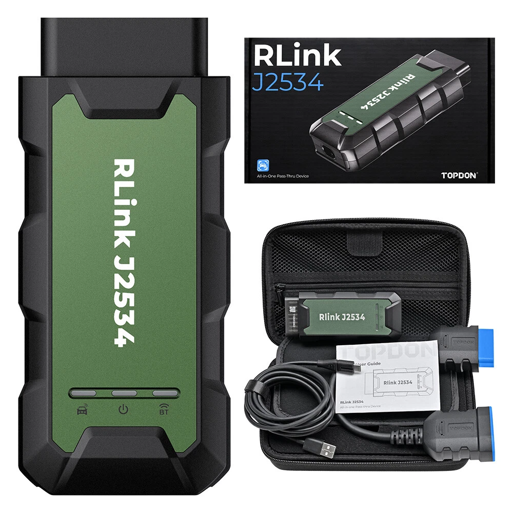 NEW !TOPDON RLink J2534 Pass-Thru Programmer OEM Reprogramming & Diagnostic Tool image 2