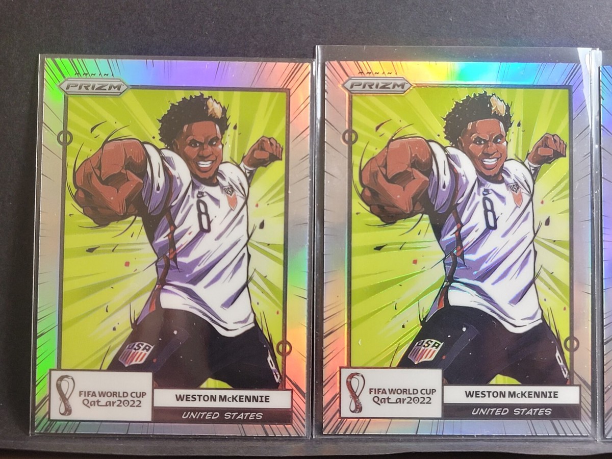 1 card) 2022 Panini World Cup Prizm Weston McKennie Manga #23 Case