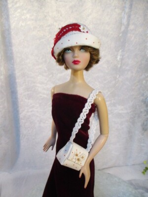 Millie a cloche doll hat & purse for Gene Marshall & friends by Peggy Feltrope