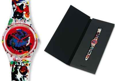 SWATCH SAM FRANCIS Gz123 Art Specials Gentlemens' Mens Deadstock Dead -  £493.32 | PicClick UK