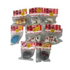 Lot of 8 Hazel Pearson Handicrafts Macramé Beads Vintage NOS