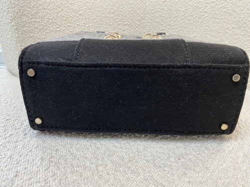 Kate Spade Beantown schwarz & grau Quinn Handtasche unverbindliche Preisempfehlung des Herstellers $ 298 selten grauer Knopf - Bild 6 von 10