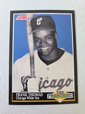 1991 Score Frank Thomas Baseball #874 The Franchise + 2 Free Mystery Cards