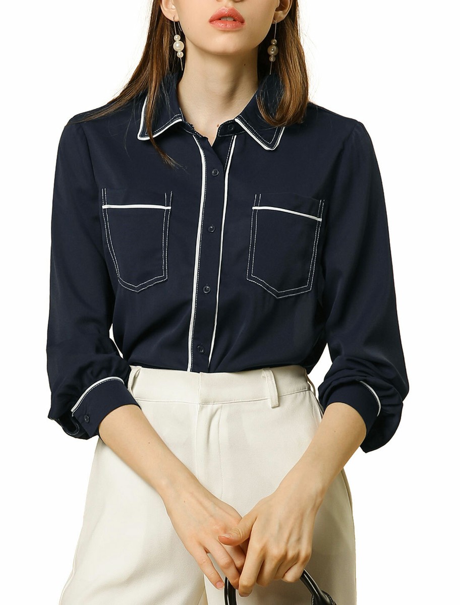 Twin Patch Pocket Blouse Twin Patch Pocket Blouse