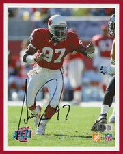 Simeon Rice signed Arizona Cardinals Promo 8x10 photo autographed Beckett COA