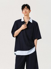 Mens Tracksuit 2-Piece Set Short Sleeve T Shirt Shorts Sweatsuit Outfit Set