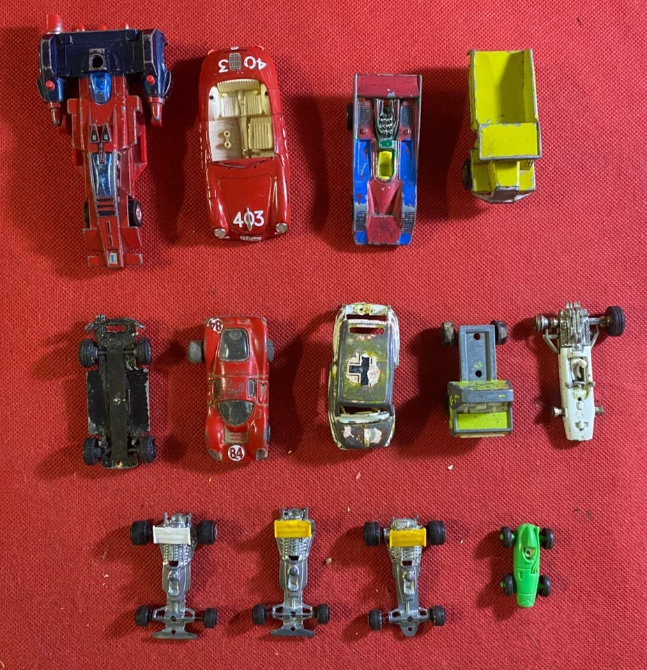 VARIE MARCHE Lotto 12 Auto FERRARI 330 SPEEDY ROBOT HONDA PENNY MERCURY FIAT 500 - Immagine 2 di 3