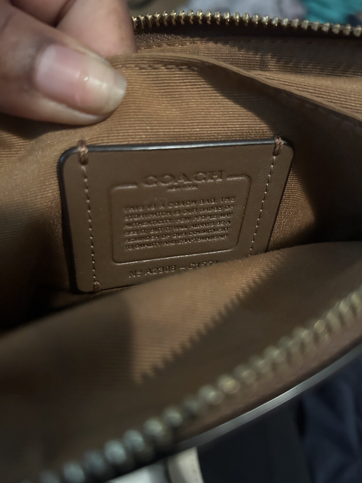 coach handbags crossbody brown-image