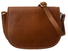 Prato Jagdtasche Umhängetasche H401 Leder cognac braun