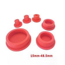 Hole Plugs Silicone Rubber Blanking End Cap Pipe Inserts Bungs 15mm-31.3mm Red