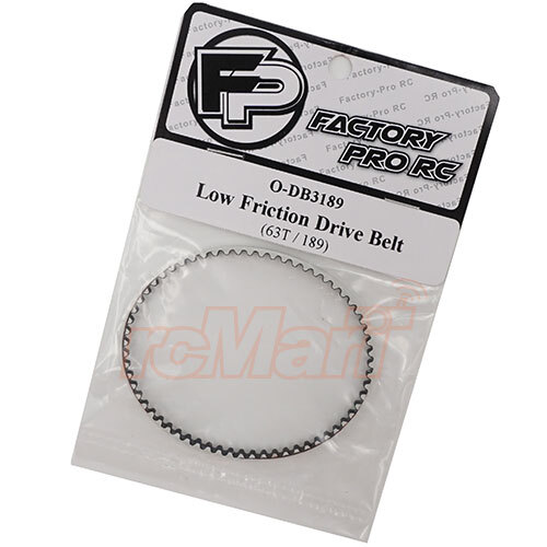 Factory Pro RC 63T 189 Low Friction Drive Belt For 1/10 Onroad RC - Picture 2 of 2