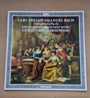 6 Symphonies, Wq. 182 [Vinyl, LP, 6 Bach, Carl Philipp Emanuel: Excellent Condit
