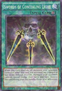 Swords of Concealing Light - BP03-EN151 - Shatterfoil - 1st Edition x3 - Near Mi