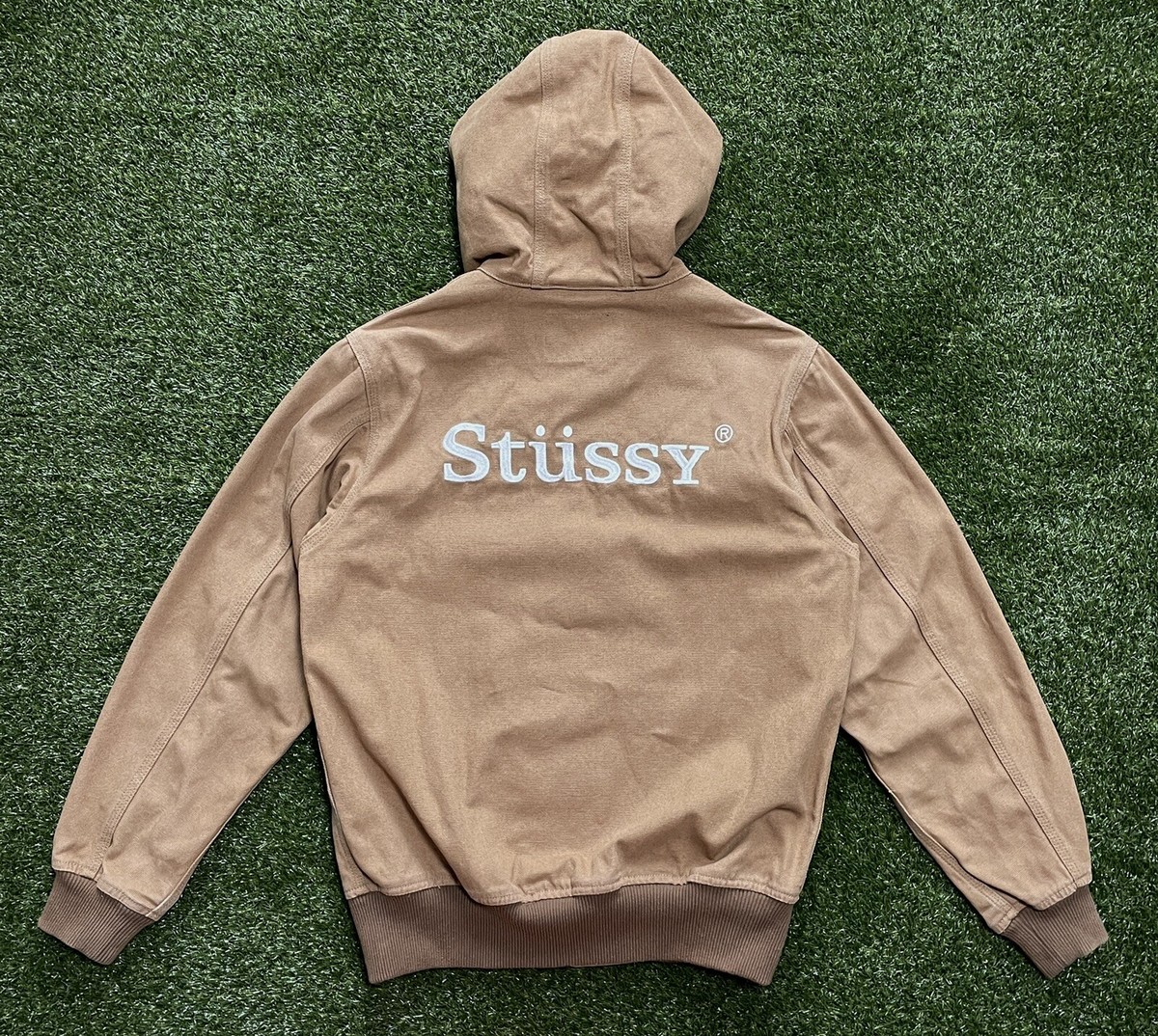 vintage stussy duck active hoodie jacket size S | eBay