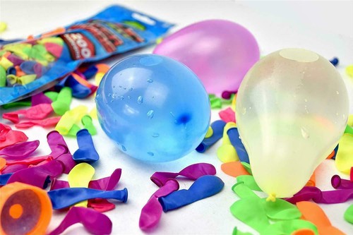 200 Wasserballons Bomben keine DÜSE Kinder Sommer Party Spaß Spielzeug Tasche Füllstoffe spielen - Bild 7 von 8