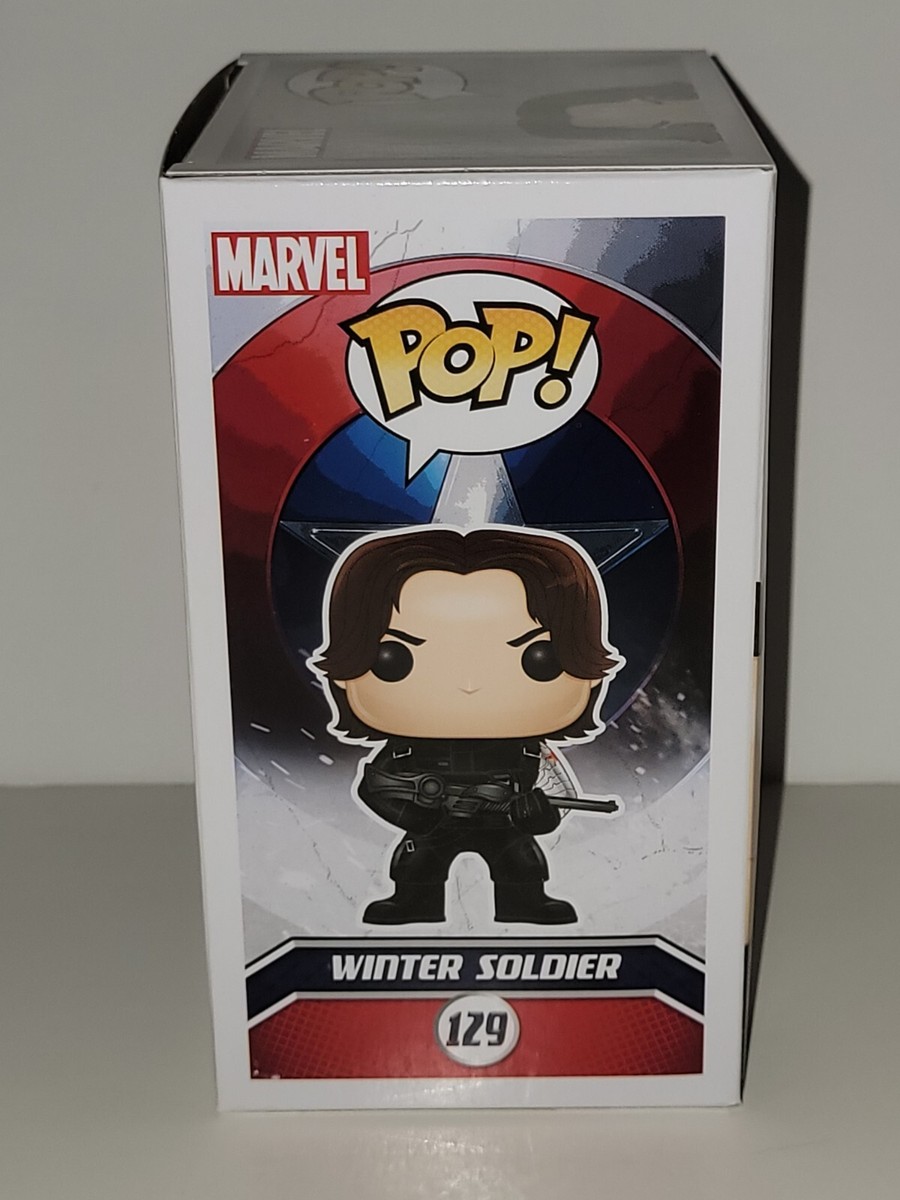 Funko Pop! Marvel Civil War Captain America Winter Soldier #129 | eBay