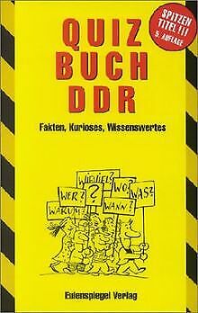 QUIZBUCH DDR. Fakten, Kurioses, Wissenswertes | Buch | Zustand gut - Bild 1 von 1