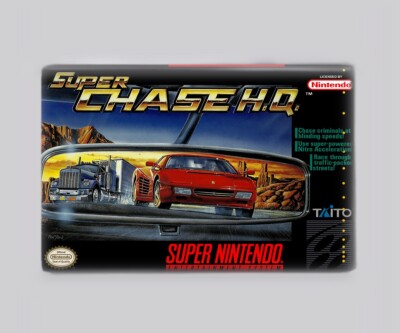SUPER CHASE H.Q. / SNES - 2''x3'' FRIDGE MAGNET (super nintendo