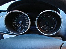Mercedes SLK 171 R171 FL 280 200 350 AMG Brabus Zierringe Tacho 55