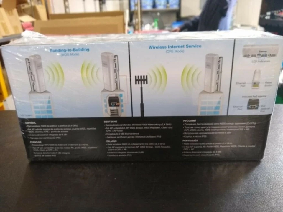 TRENDnet Long Range 11n 2.4GHz Wireless Outdoor PoE Access Point  - Image 2 of 4