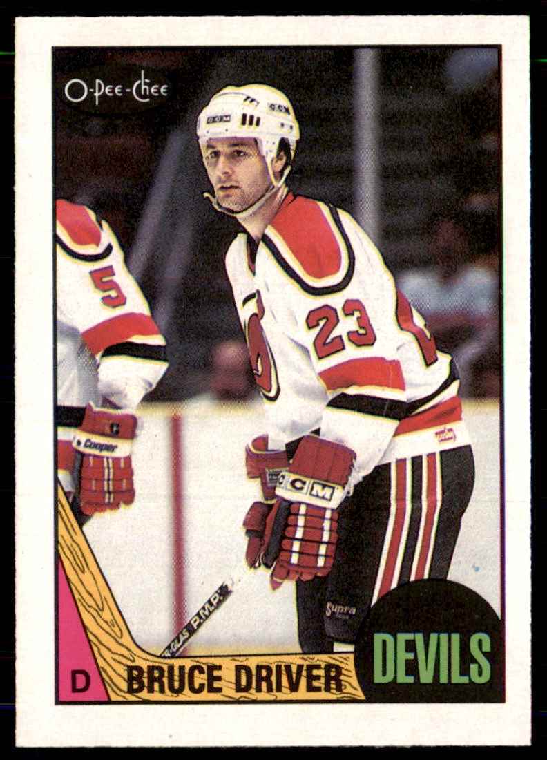 1987-88 O-Pee-Chee Bruce Driver New Jersey Devils #79