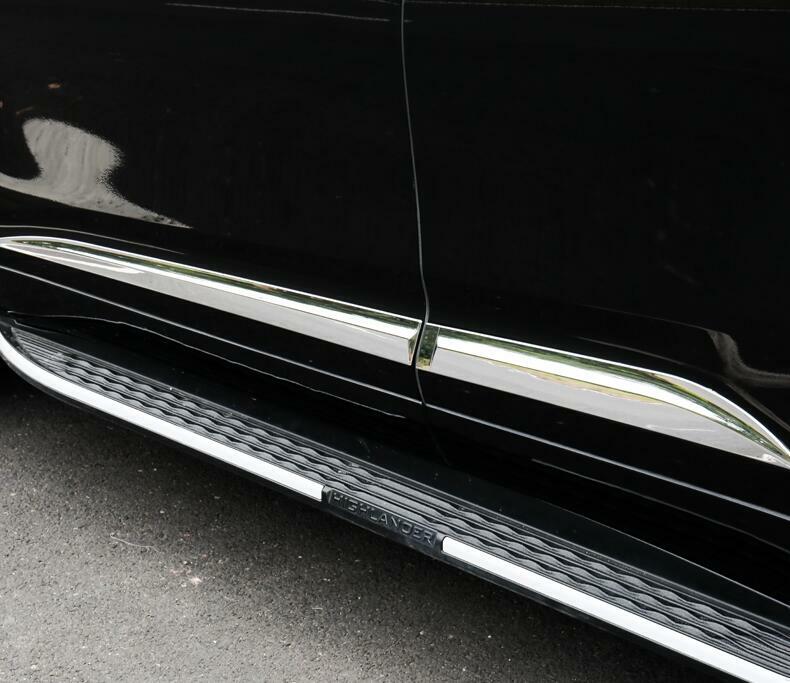 ABS Chrome Car Body Side Molding Cover Trim 4PCS For Toyota Highlander