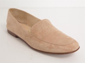 ladies tan suede loafers