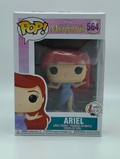 Funko Pop Vinyl Little Mermaid Ariel Purple Dress Figure #564 Disney UK NEW