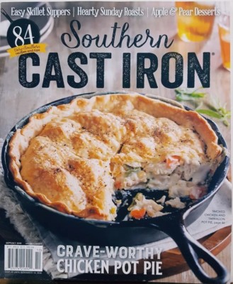 Southern Cast Iron Sept Oct 2018 Crave Worthy Chicken Pot Pie FREE SHIPPING CB