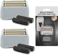2 Pack Pro Shaver Replacement Foil and Cutters Compatible with Andis Foil TS-1 T