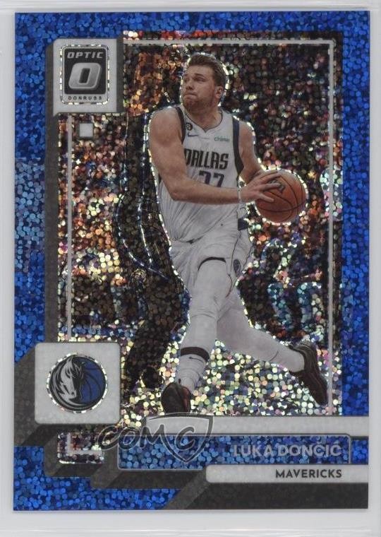 2022-23 Panini Donruss Optic Blue Sparkle Prizm /180 Luka Doncic Dončić #160