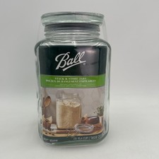 Ball 15.6 Cup Stack & Store Jar 3.69 Liter Clear Storage Solution new