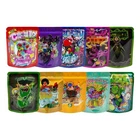 3.5g Smell Proof Resealable Mylar Bags Zip Seal Food Storage Mixed Bags 100pcs