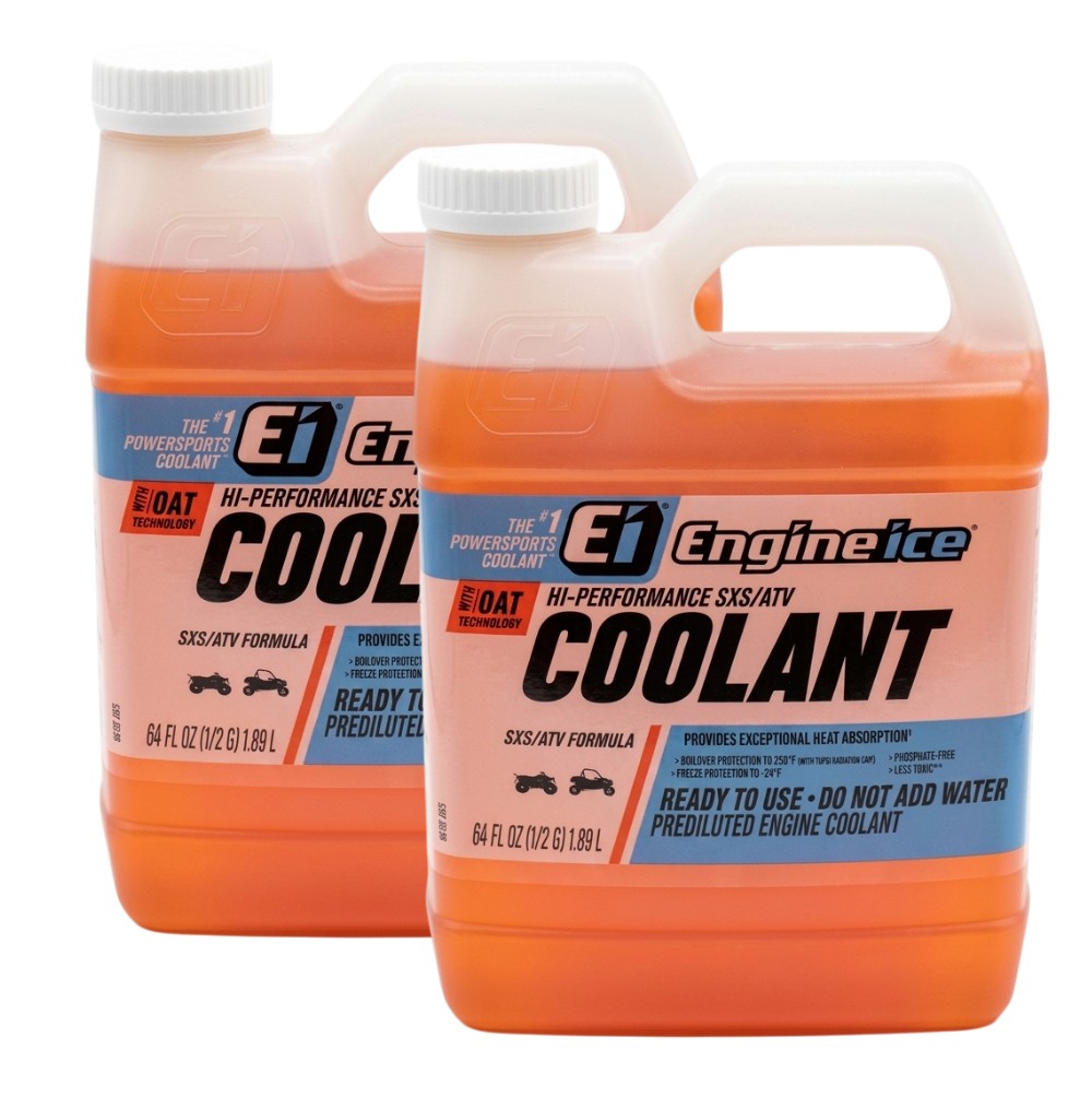 Engine Ice Hi-Performance SXS/ATV Coolant & Antifreeze, Orange 0.5
