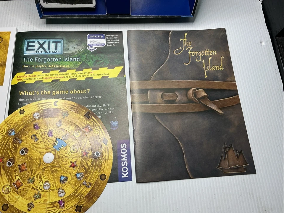 EXIT THE GAME THE FORGOTTEN ISLAND KOSMOS BOARD GAME - Image 3 of 4