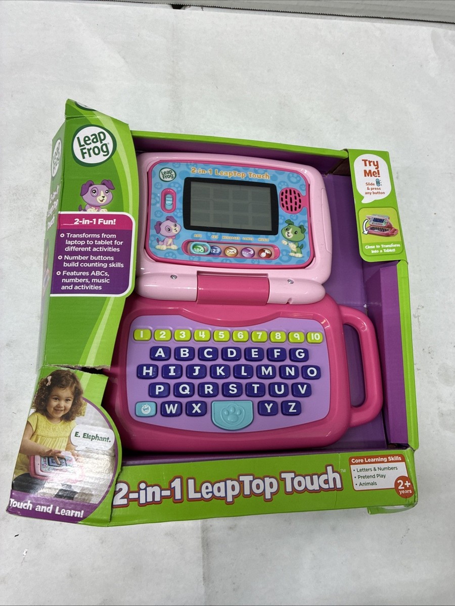 LeapFrog 2-in-1 LeapTop Touch, Pink 804046594208| eBay