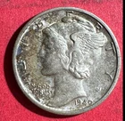 1940S US Mercury SILVER Dime "San Francisco" Mint! AU! Old US Coin!