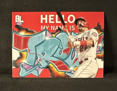 2023 Topps Big League - Roll Call Wildstyle Edition Mike Trout #RC-2