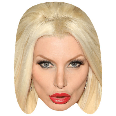 Brittany Andrews (Make Up) Promi Maske, flaches Kartengesicht, Kostüm Maske
