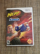 Nintendo Wii Nerf N-Strike Elite Game With 2 Switch Shot Guns VG Cond Orig Owner