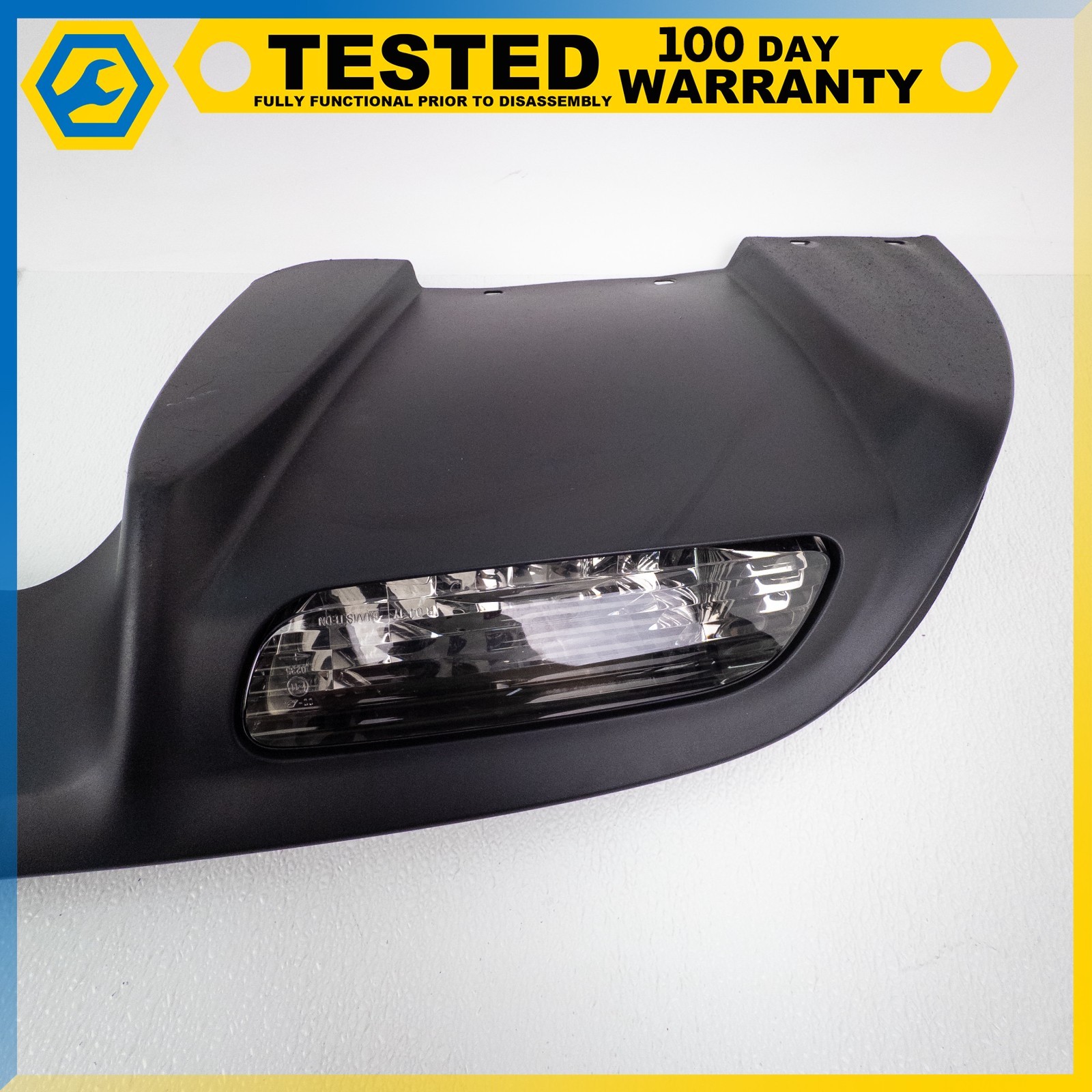 05-13 CORVETTE C6 REAR BUMPER LOWER VALANCE DIFFUSER TRIM PANEL W/LAMPS OEM